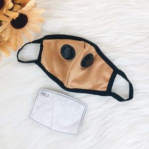 NEW‼️KHAKI valve face mask - mask